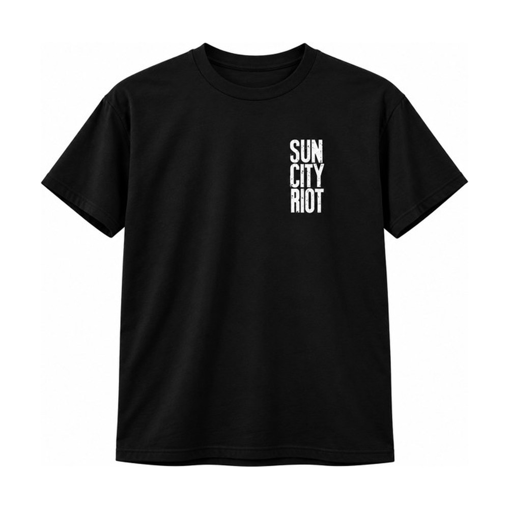 Black Sun City Riot logo tee